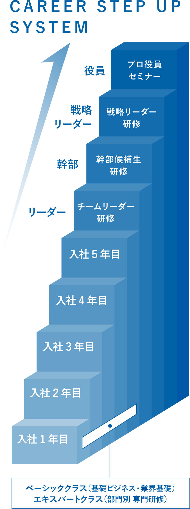 キャリアステップアップの図